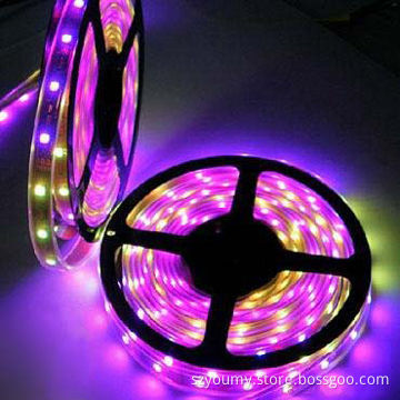 Magic Horse Race 5050 Flash RGB 54 LEDs/m LED Strip, 25-key IR Remote Changing